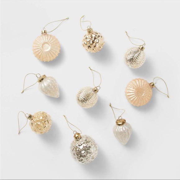 Mercury glass Christmas ornaments studio McGee - Picture 1 of 7